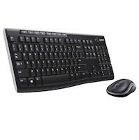 Logitech - Kit MK270 Inalámbrico (Teclado+Mouse) Multimedia.